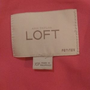 LOFT. XS blaiser pink color